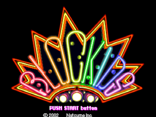 Blockids title screen for Playstation